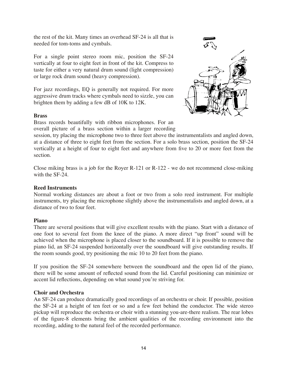 Royer Labs SF-24 User Manual | Page 14 / 21