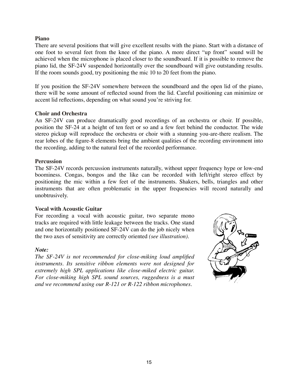 Royer Labs SF-24V User Manual | Page 15 / 23