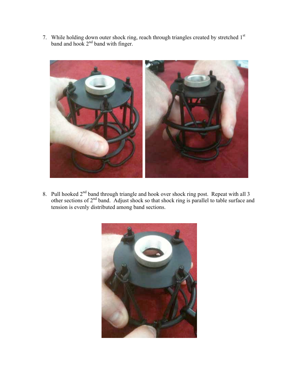 Royer Labs R-101 Shock Mount Band Replacement User Manual | Page 4 / 6