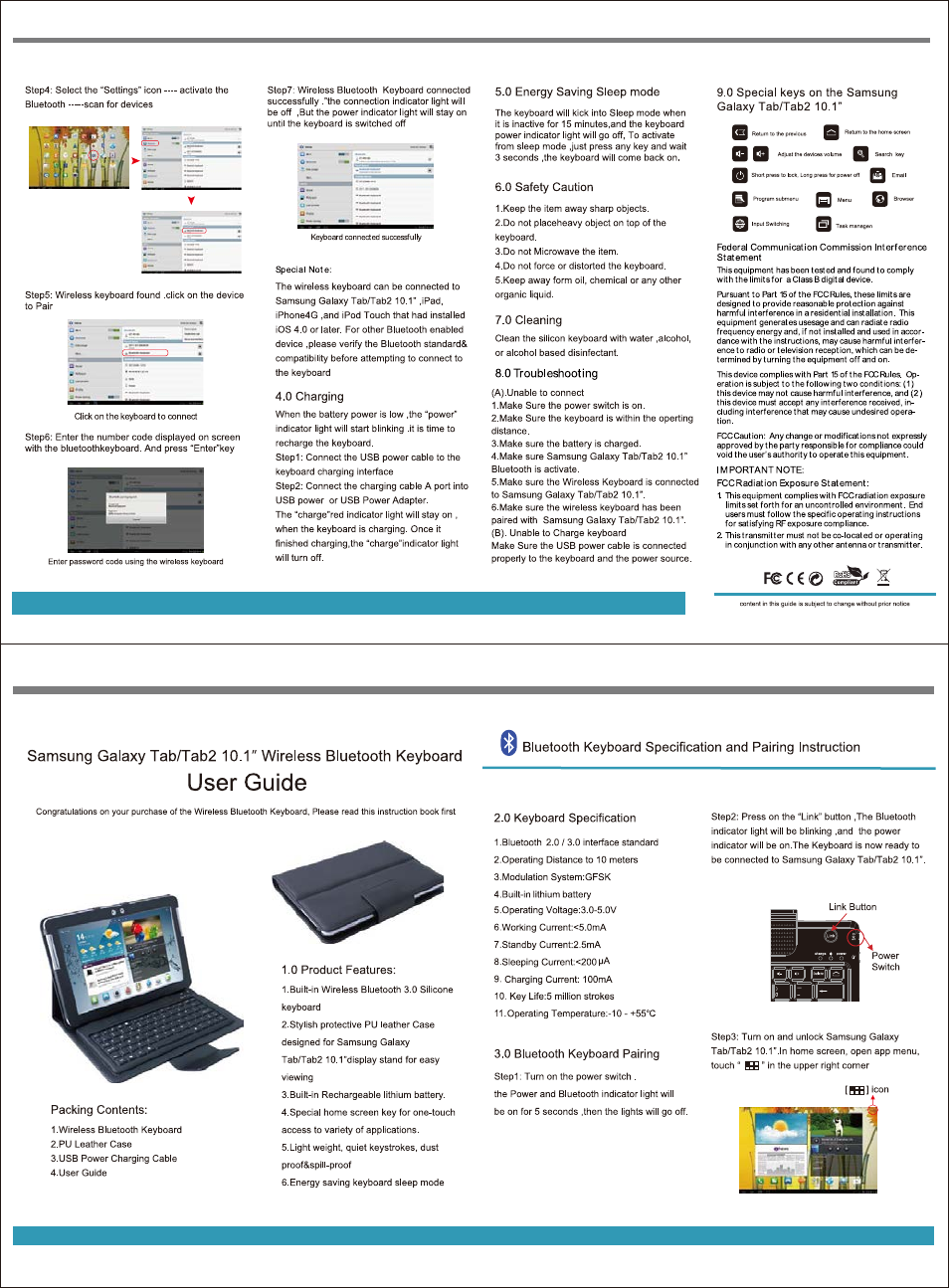 RTA Products 2C-STCK07 User Manual | 3 pages