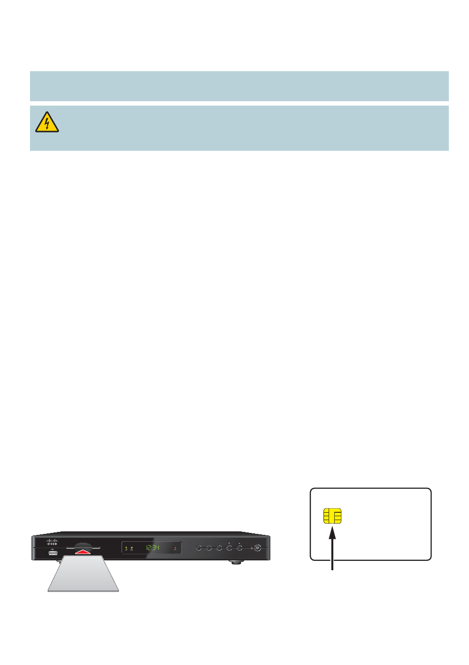 Prepare the pvr for interactive tv, Before you begin, Overview | Insert the smartcard, Chip (insert this side down) | Cisco 8485DVB User Manual | Page 21 / 44