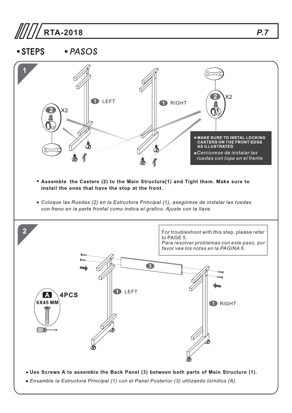 RTA Products RTA-2018 User Manual | Page 7 / 13