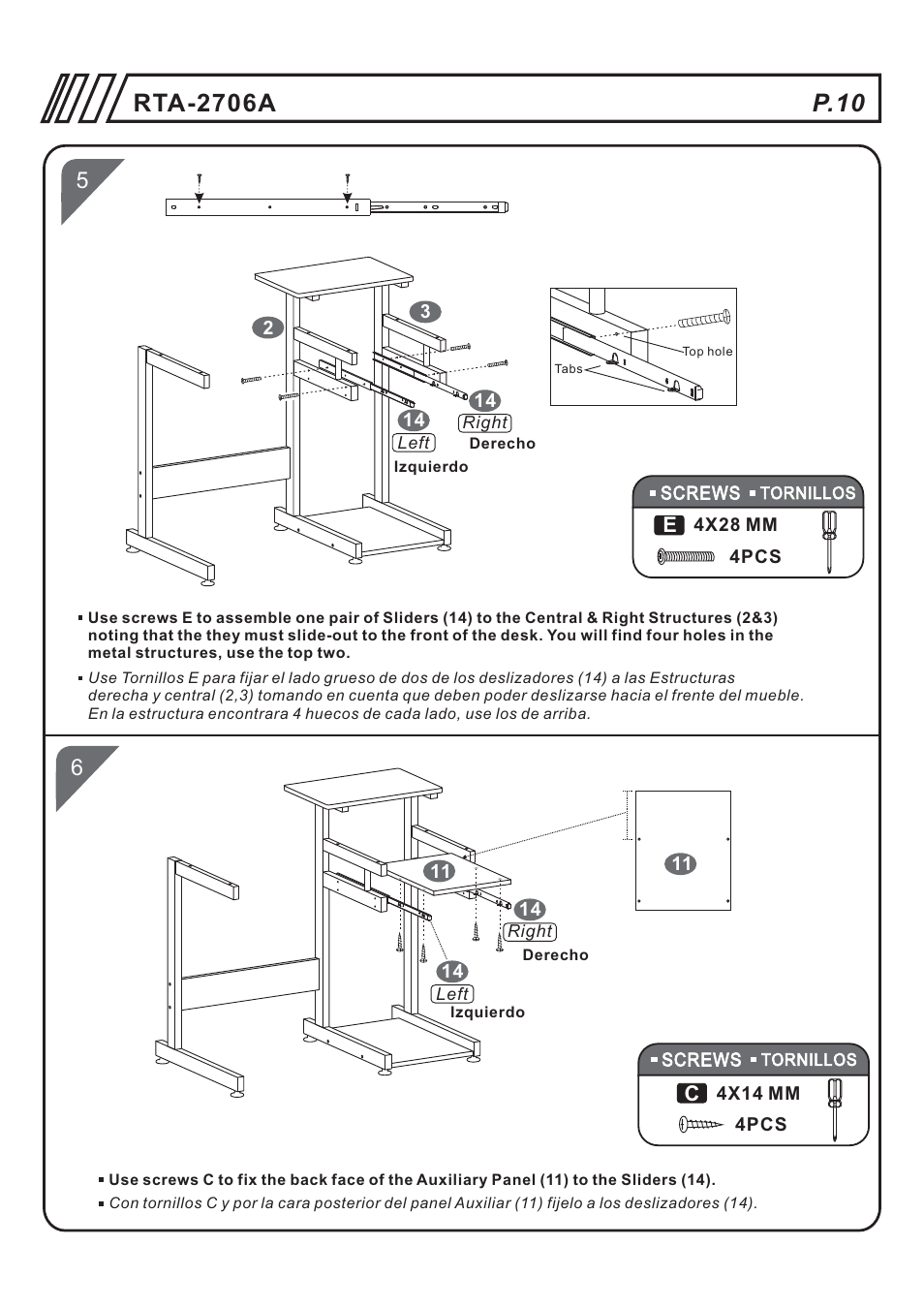 页 10 | RTA Products RTA-2706 User Manual | Page 10 / 15