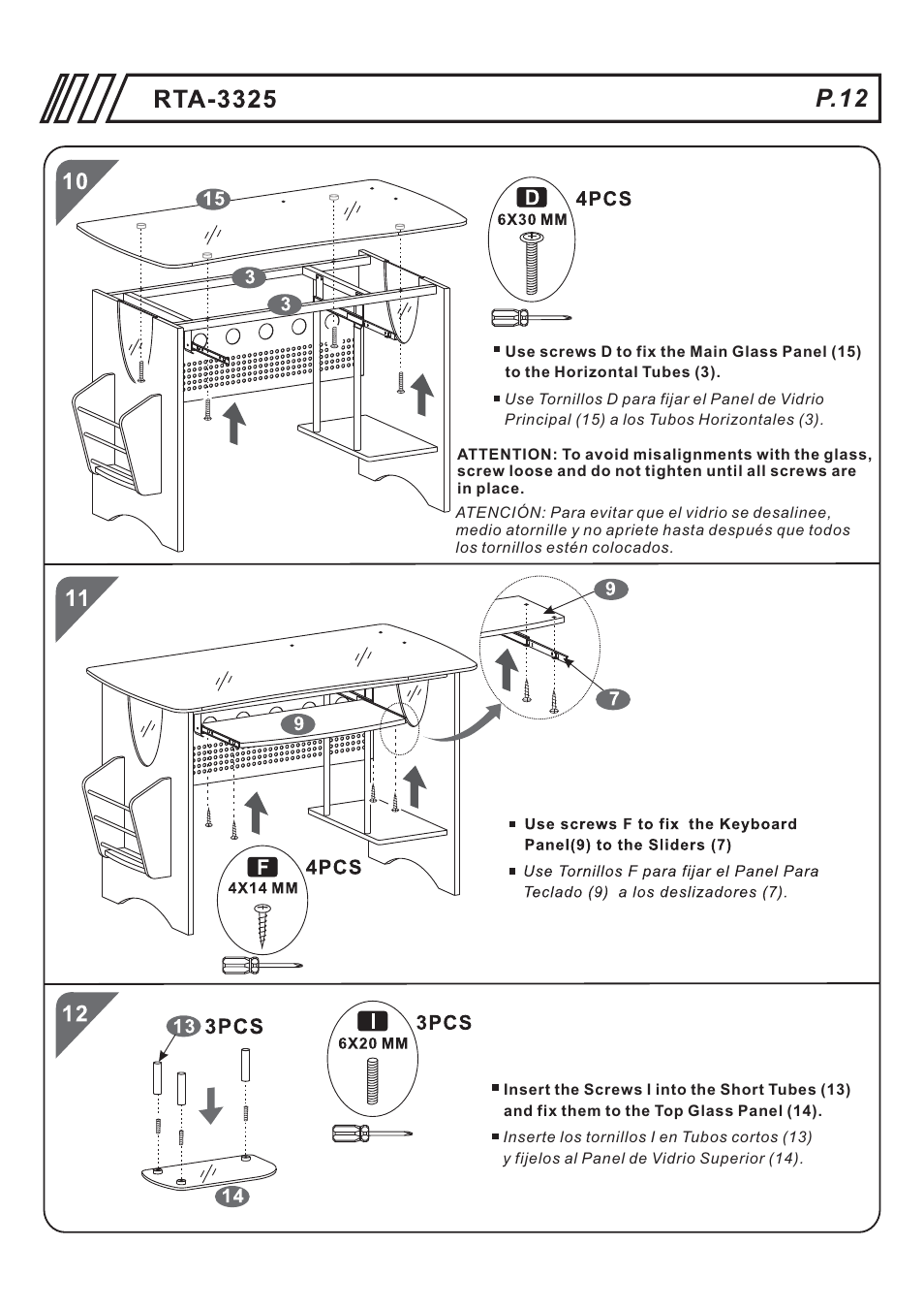 页 12, P.12 | RTA Products RTA-3325 User Manual | Page 12 / 15
