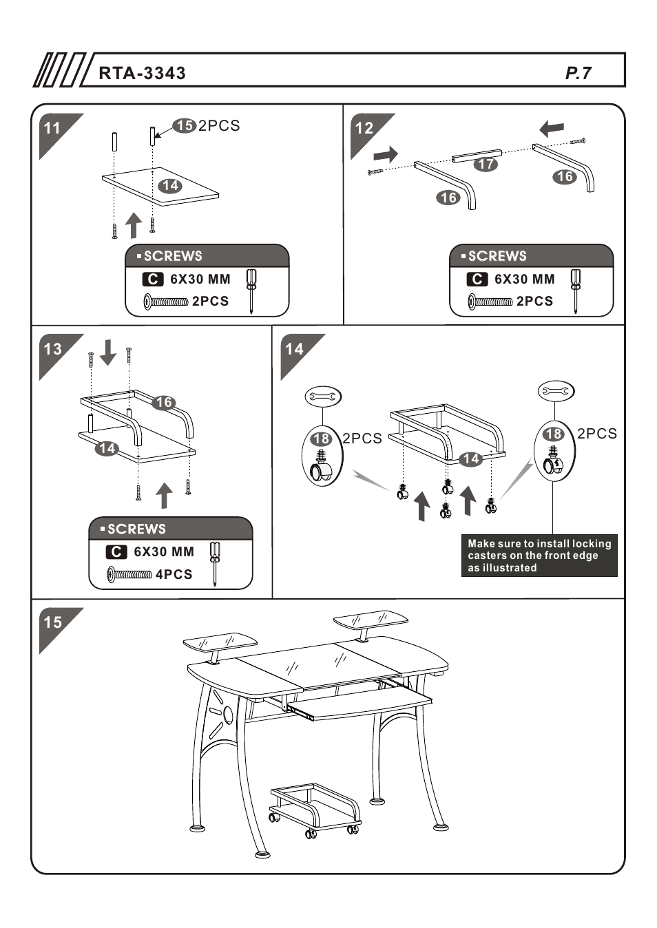 Т³гж 7 | RTA Products RTA-3343 User Manual | Page 8 / 8