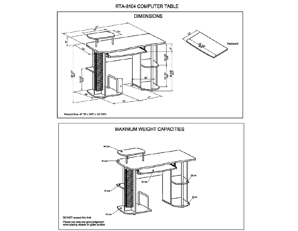 RTA Products RTA-8104 User Manual | Page 4 / 5