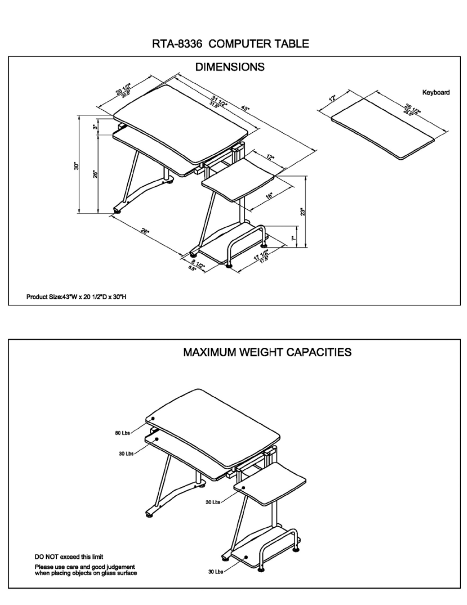 RTA Products RTA-8336 User Manual | Page 7 / 8