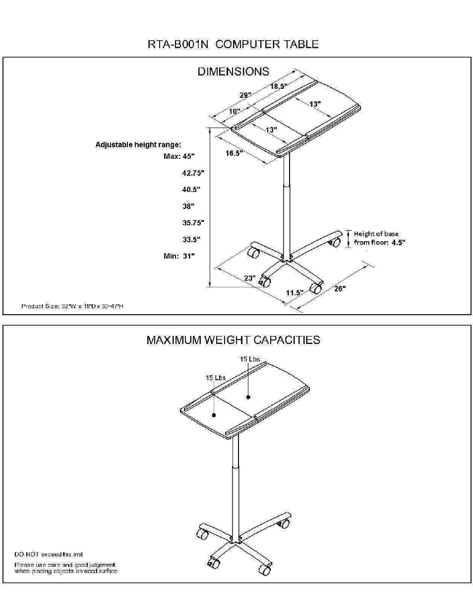 RTA Products RTA-B001N User Manual | Page 13 / 14