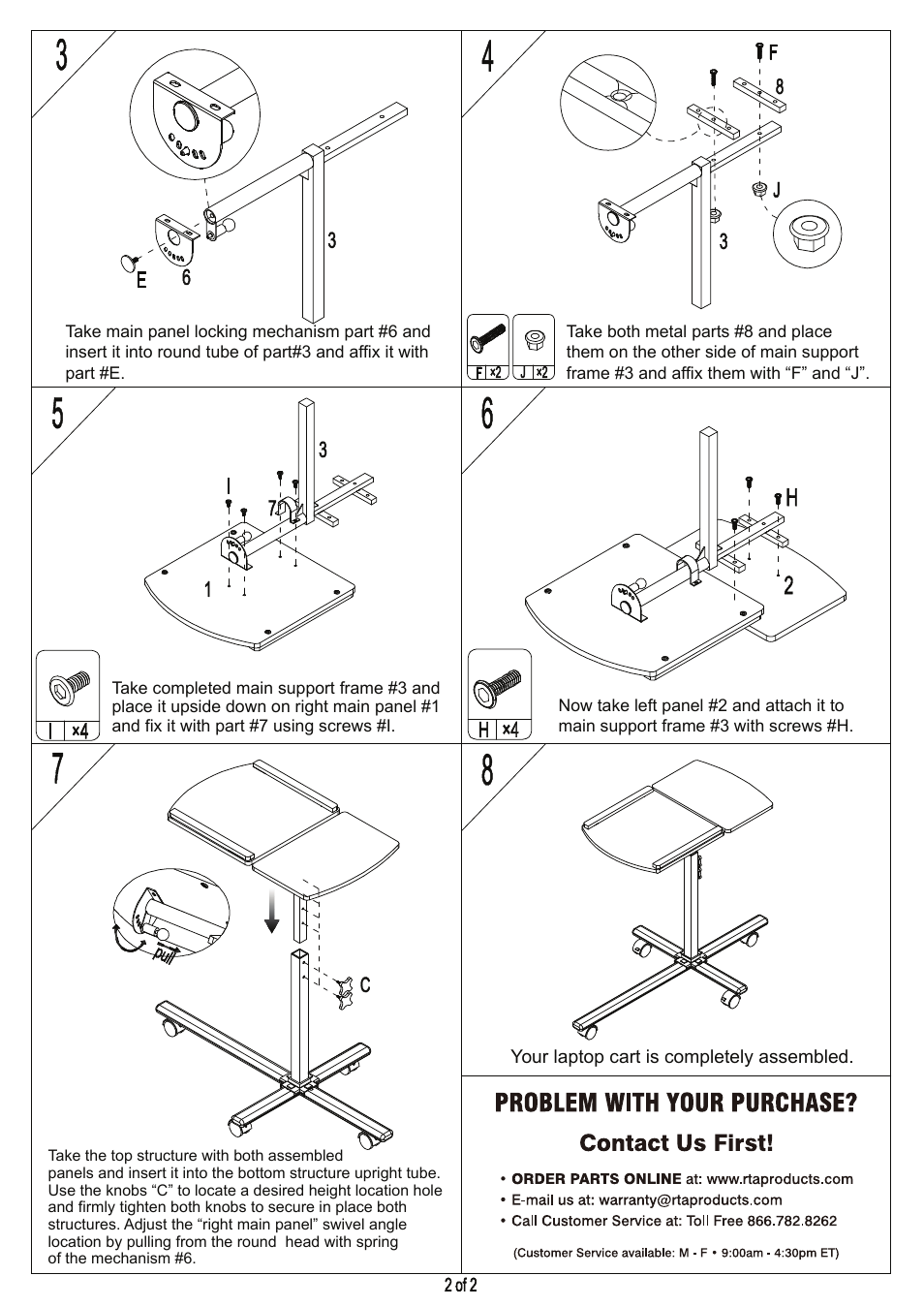 RTA Products RTA-B003 User Manual | Page 2 / 4