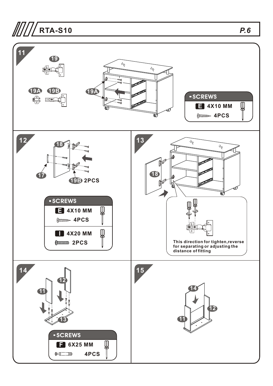 Rta-s10 p.6 | RTA Products RTA-S10 User Manual | Page 6 / 11