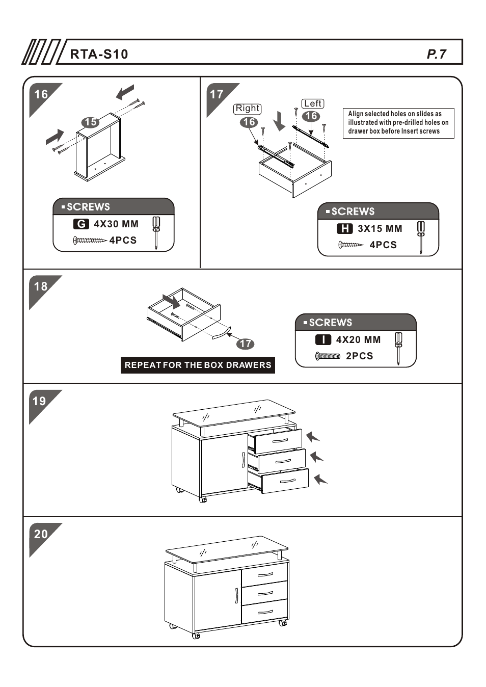 Rta-s10 p.7 | RTA Products RTA-S10 User Manual | Page 7 / 11