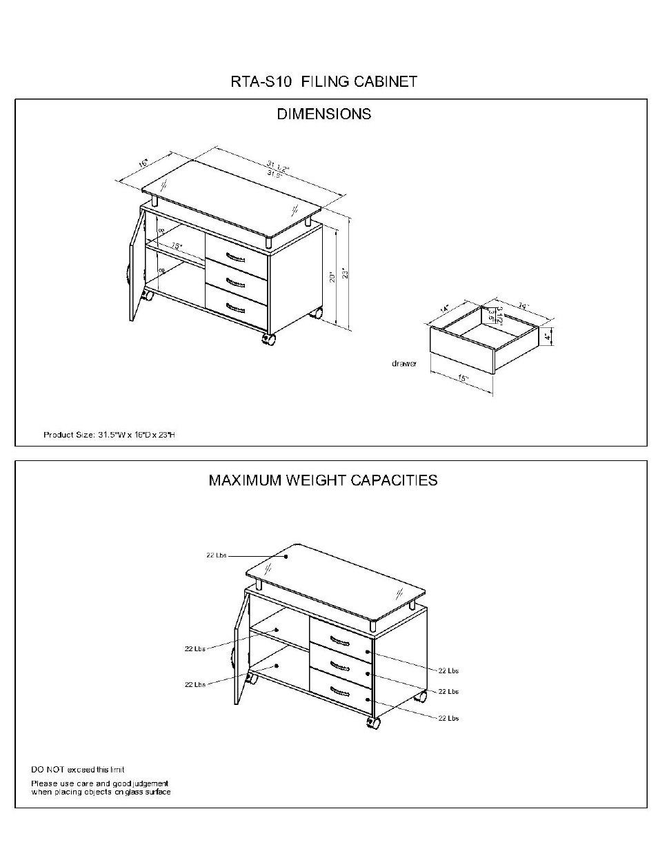 RTA Products RTA-S10 User Manual | Page 8 / 11