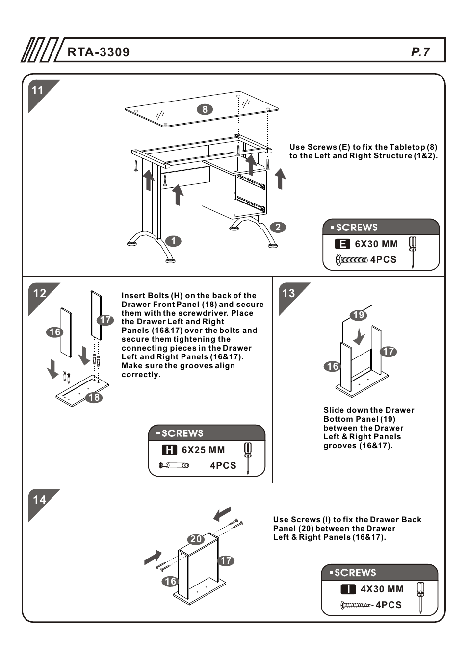 RTA Products RTA-3309 User Manual | Page 7 / 10