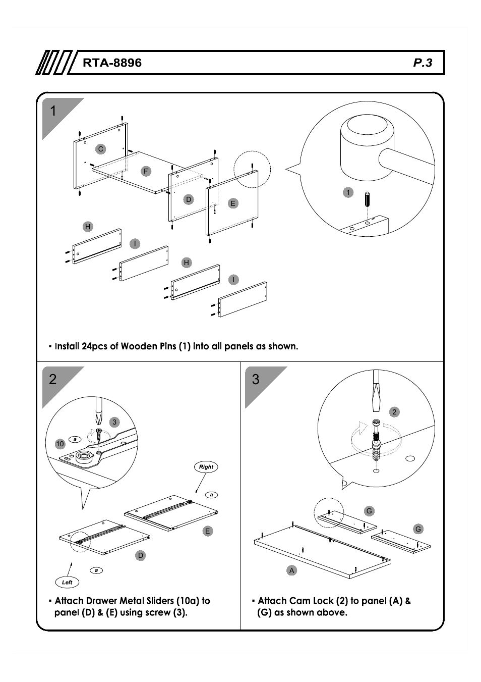 RTA Products RTA-8896 User Manual | Page 3 / 10