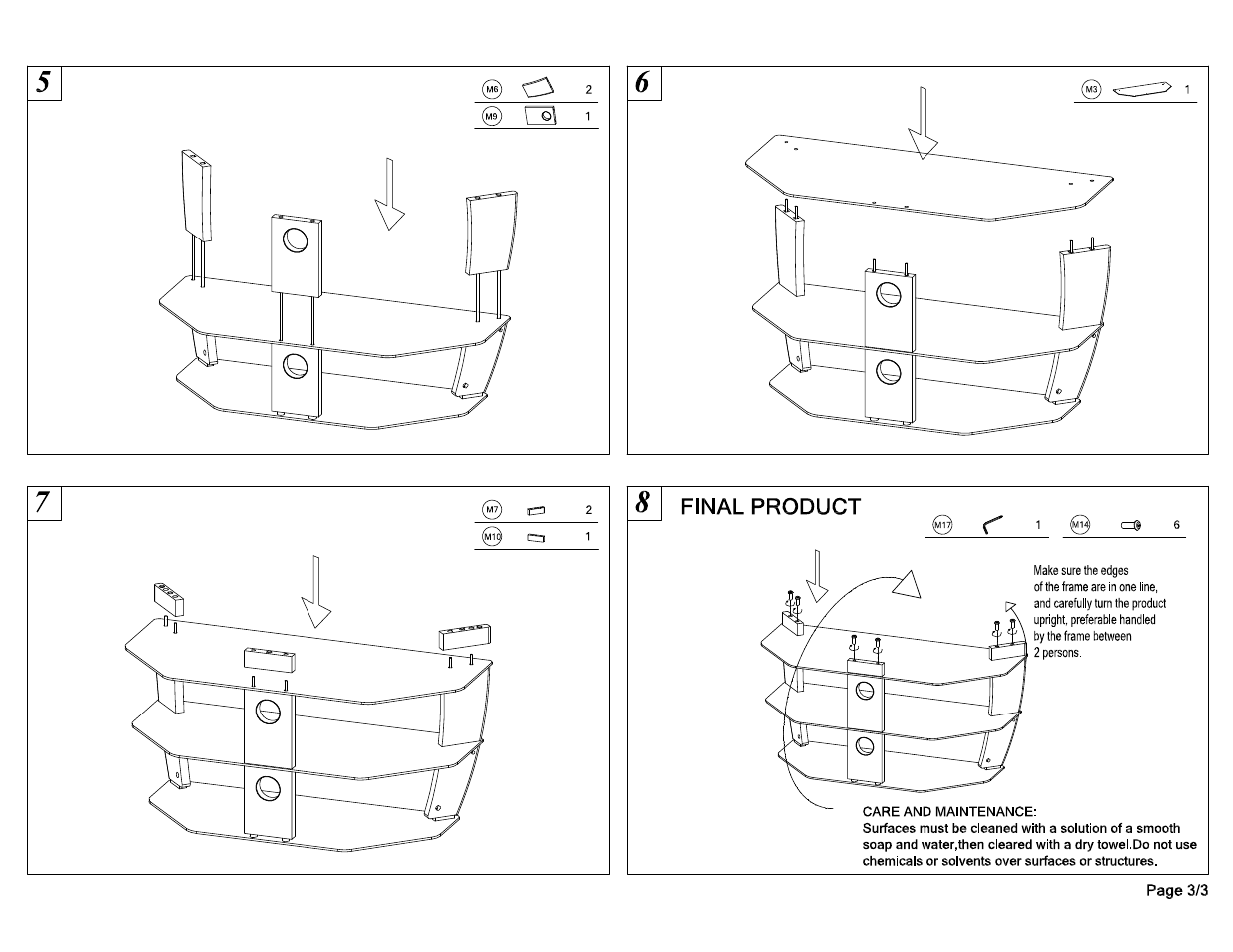 RTA Products RTA-7734 User Manual | Page 3 / 6