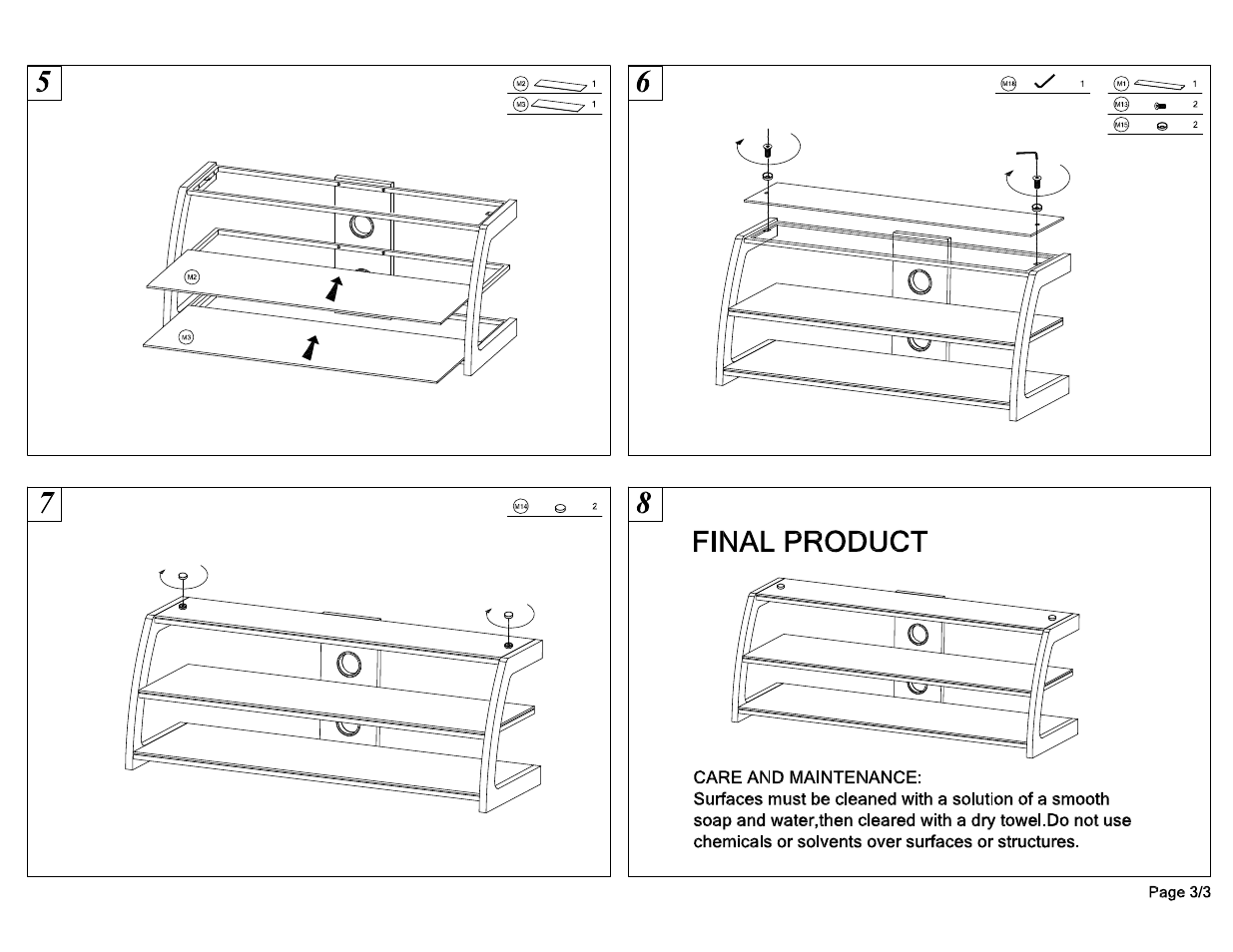 RTA Products RTA-7735 User Manual | Page 3 / 6