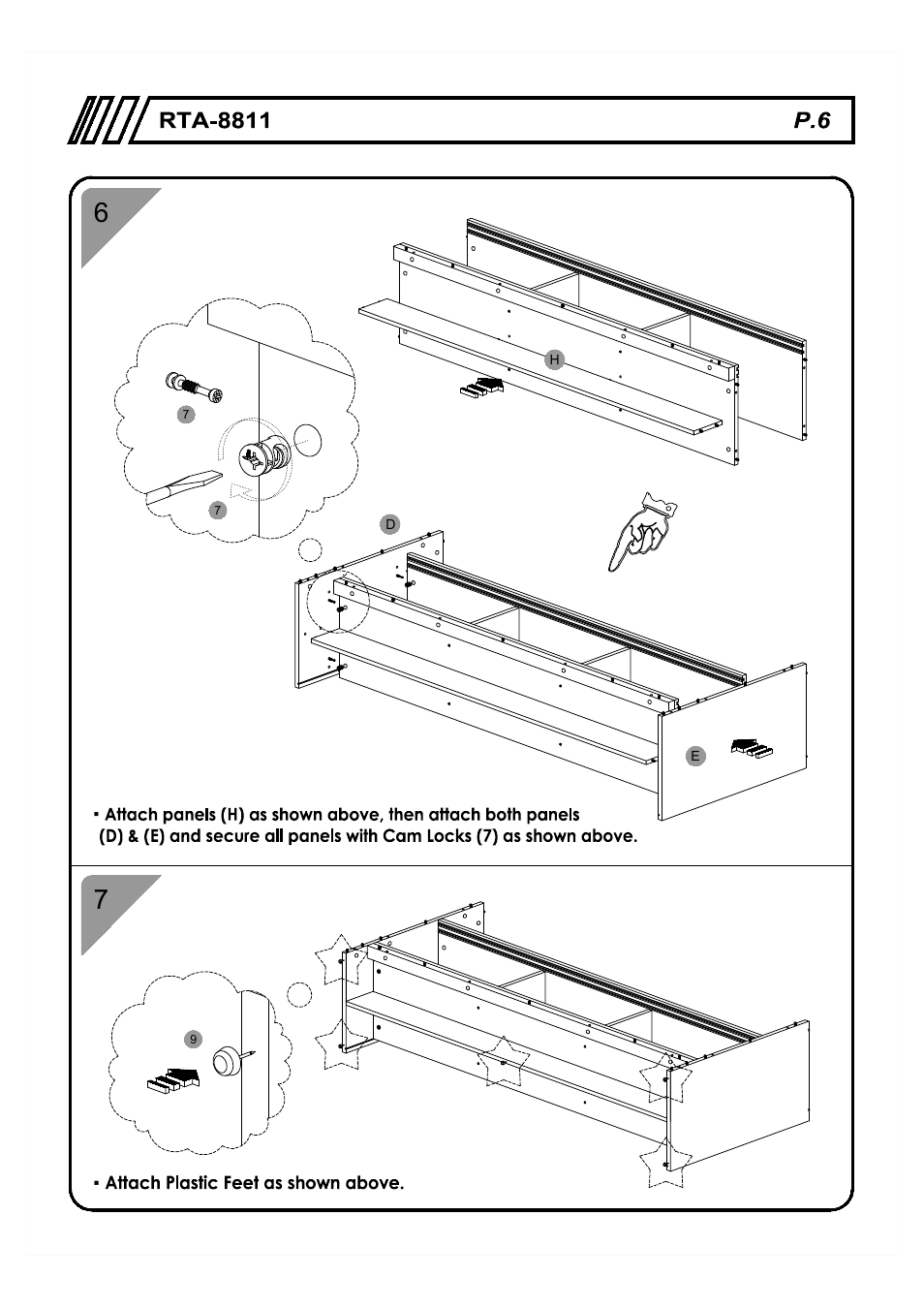 RTA Products RTA-8811 User Manual | Page 6 / 13
