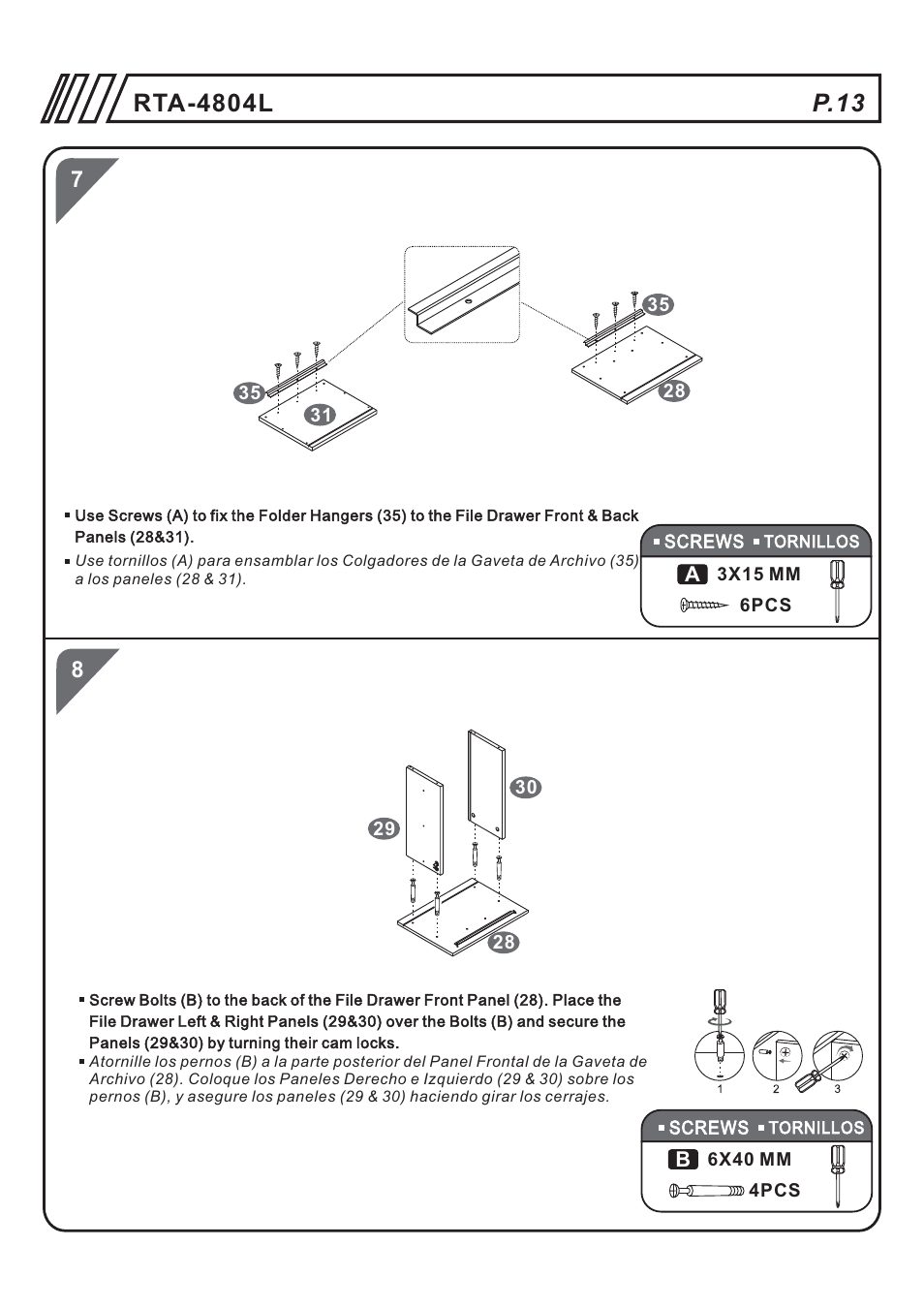 页 13 | RTA Products RTA-4804L User Manual | Page 13 / 29