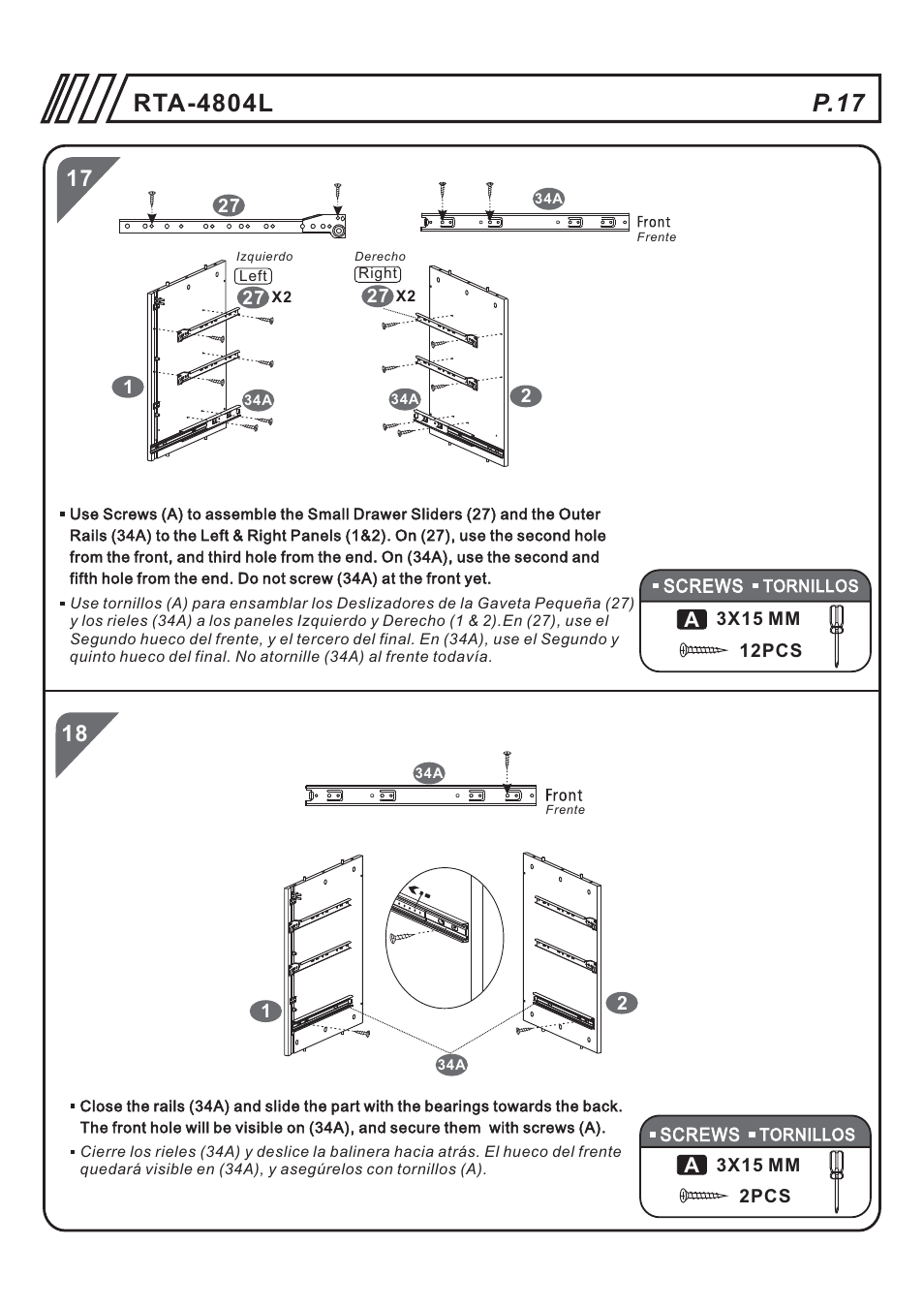 页 17 | RTA Products RTA-4804L User Manual | Page 17 / 29