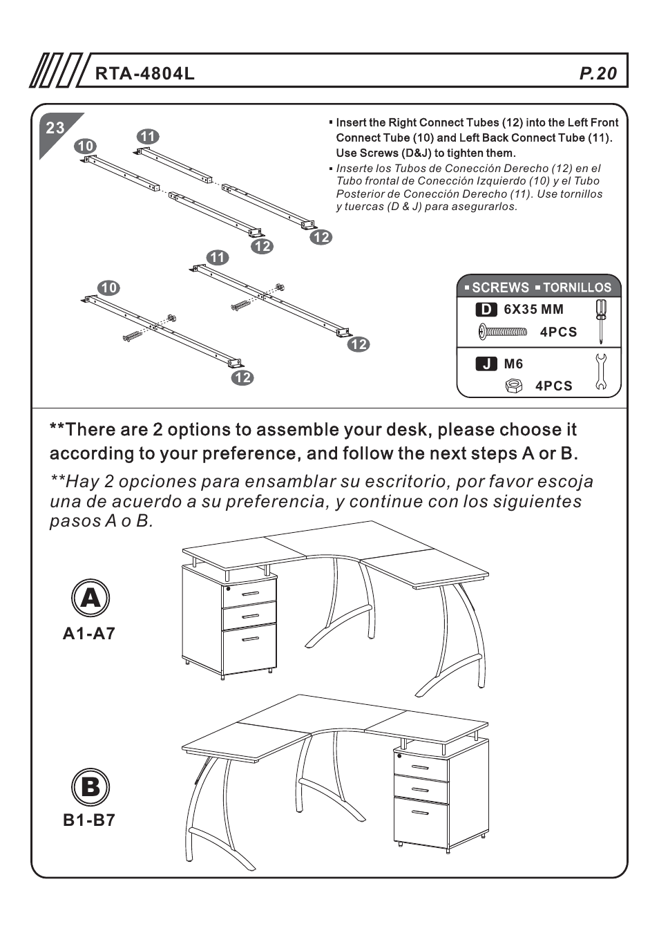 页 20 | RTA Products RTA-4804L User Manual | Page 20 / 29