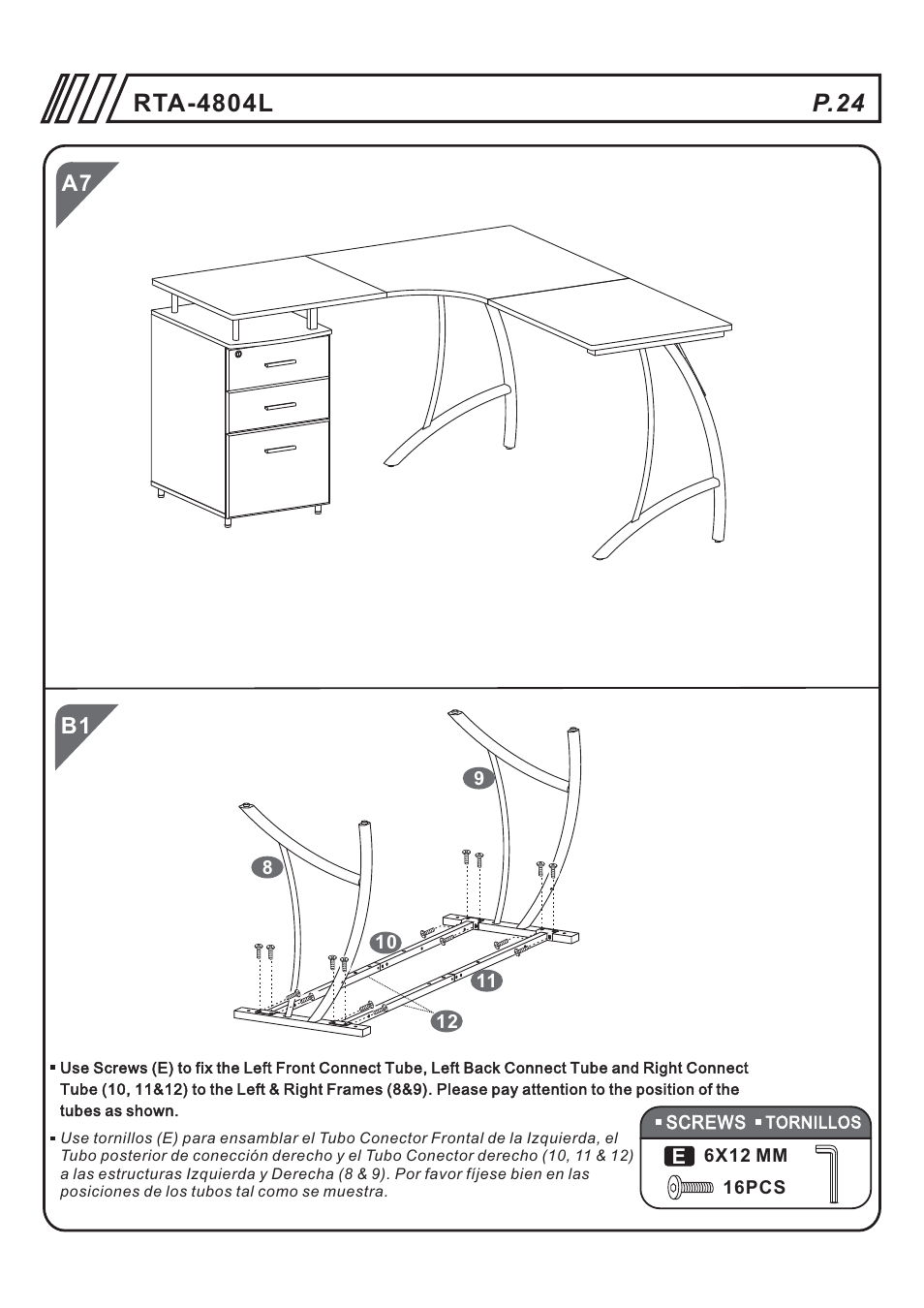 页 24, Rta-4804l, P.24 | RTA Products RTA-4804L User Manual | Page 24 / 29