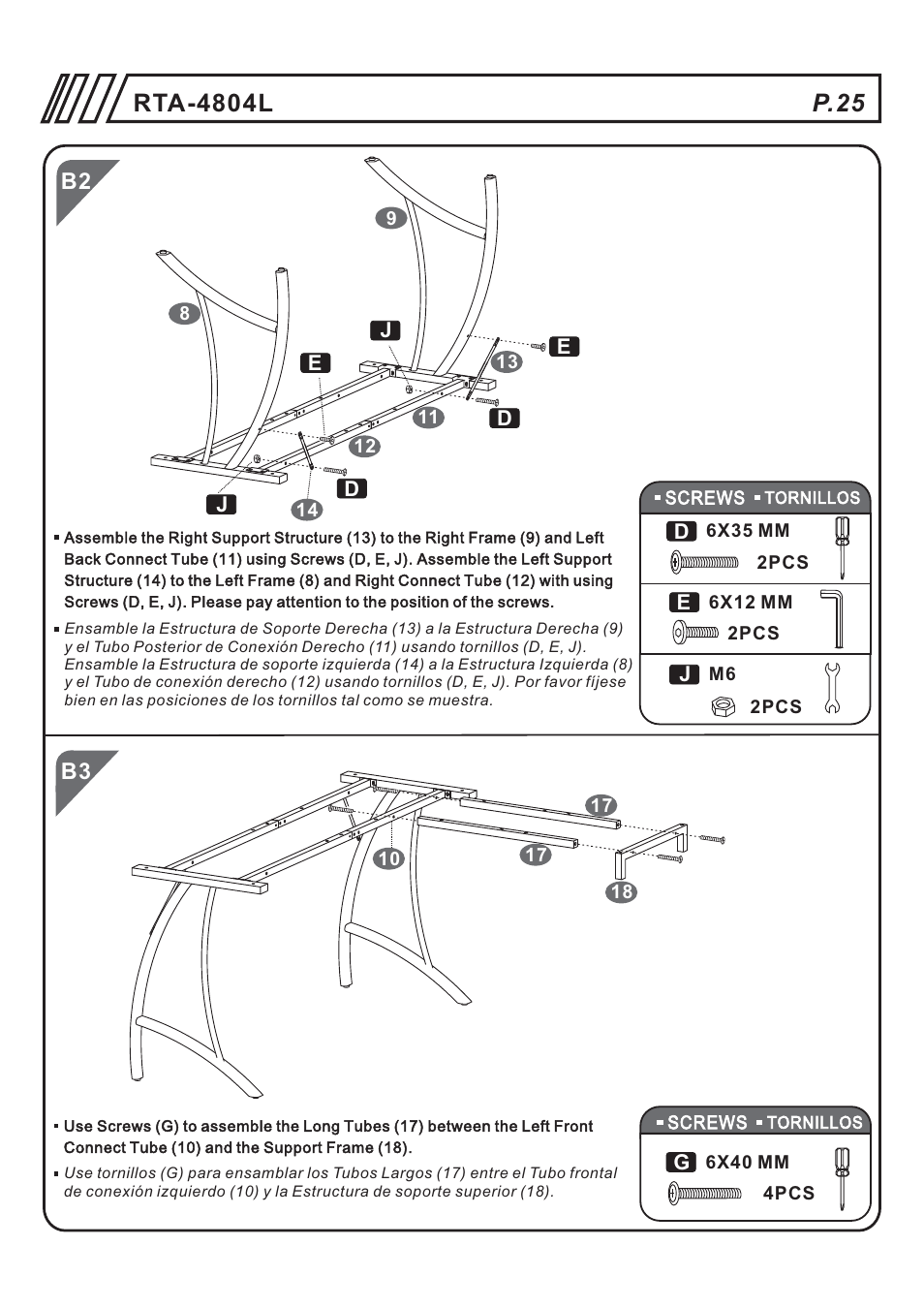 页 25, Rta-4804l, P.25 | RTA Products RTA-4804L User Manual | Page 25 / 29