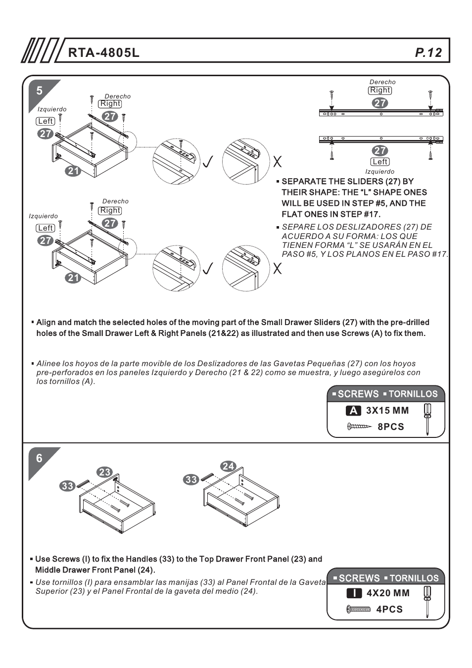 页 12 | RTA Products RTA-4805L User Manual | Page 12 / 30