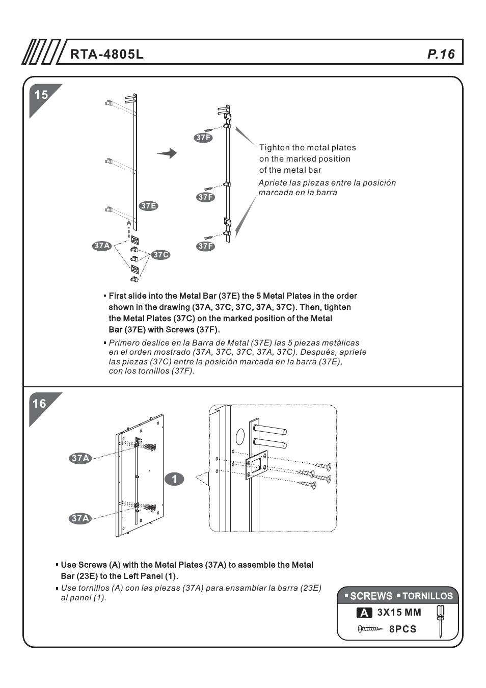 页 16 | RTA Products RTA-4805L User Manual | Page 16 / 30