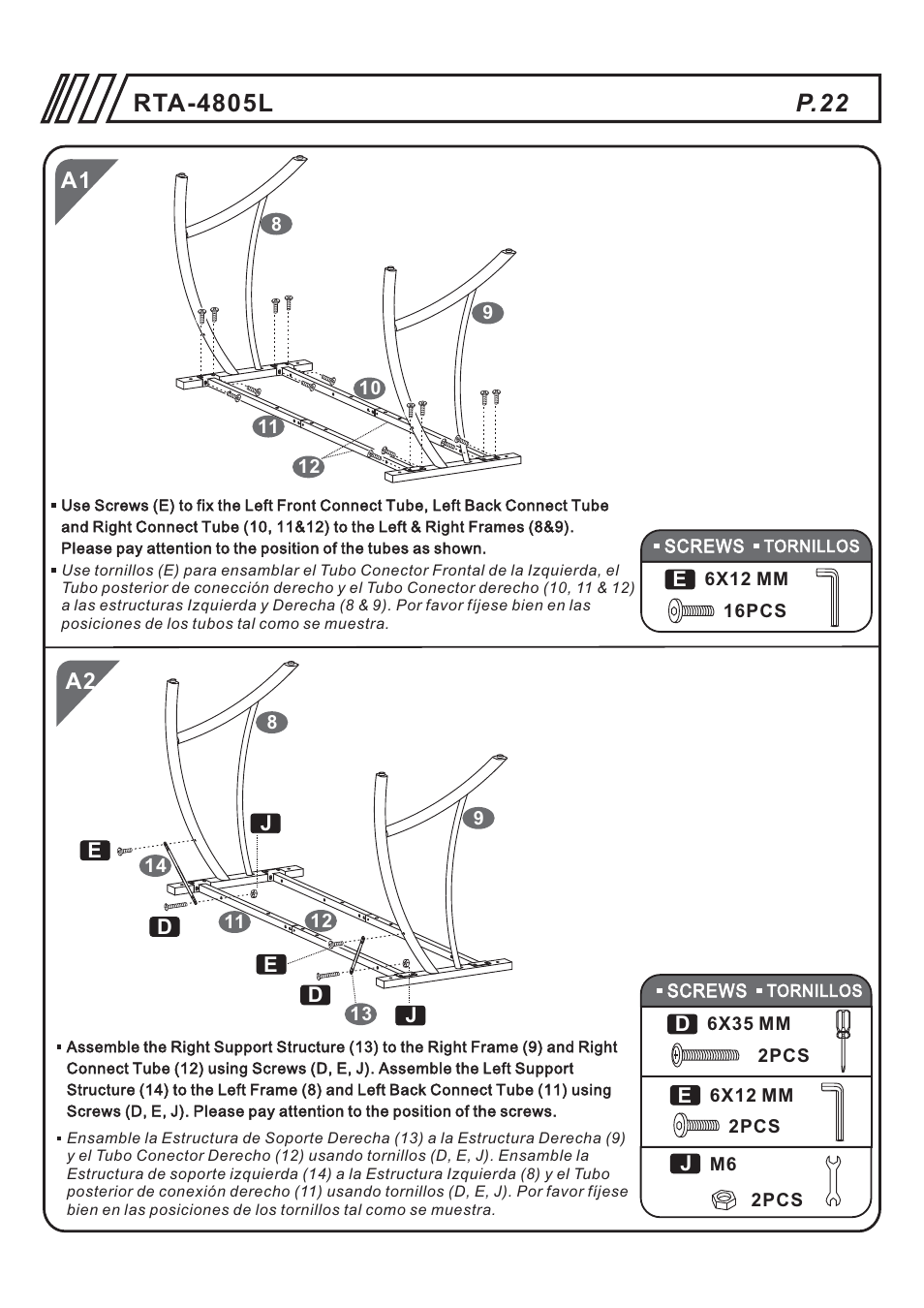 页 22 | RTA Products RTA-4805L User Manual | Page 22 / 30