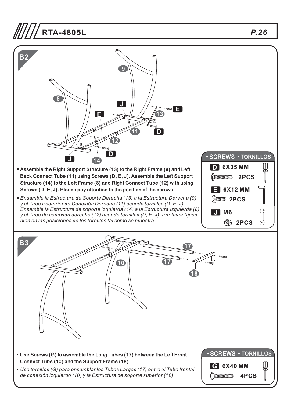 页 26 | RTA Products RTA-4805L User Manual | Page 26 / 30