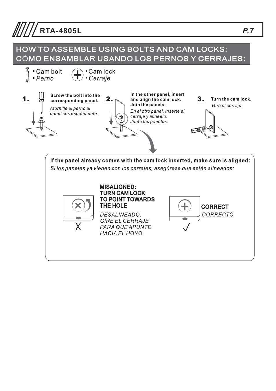 RTA Products RTA-4805L User Manual | Page 7 / 30