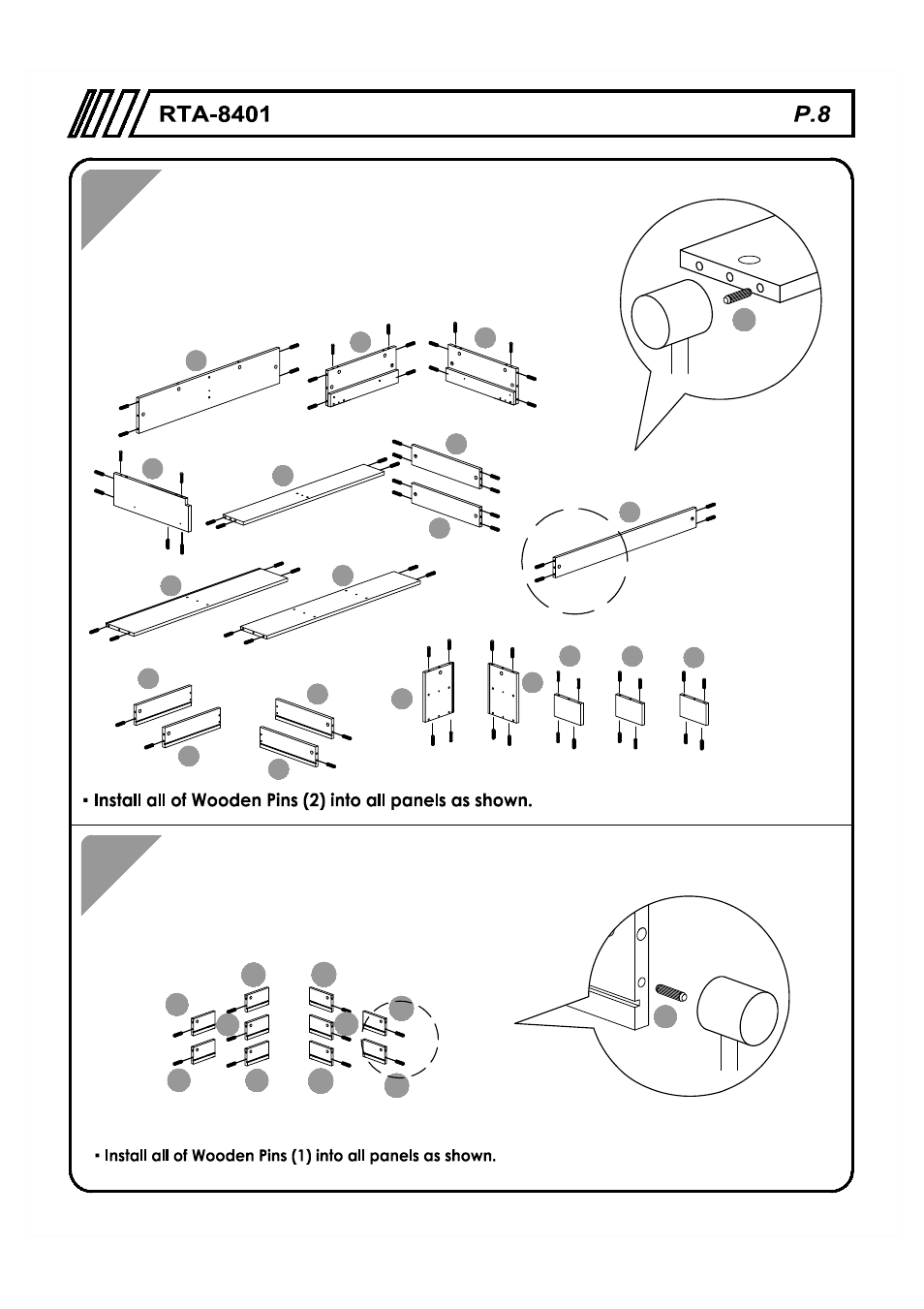 RTA Products RTA-8401 User Manual | Page 8 / 19