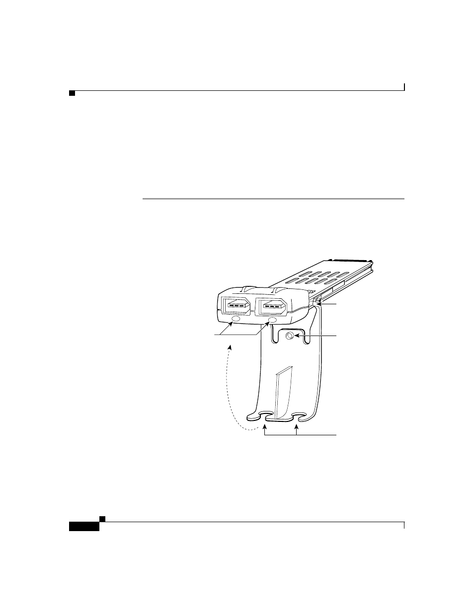 Attaching the gbic clip | Cisco GigaStack WS-X3500-XL User Manual | Page 38 / 58