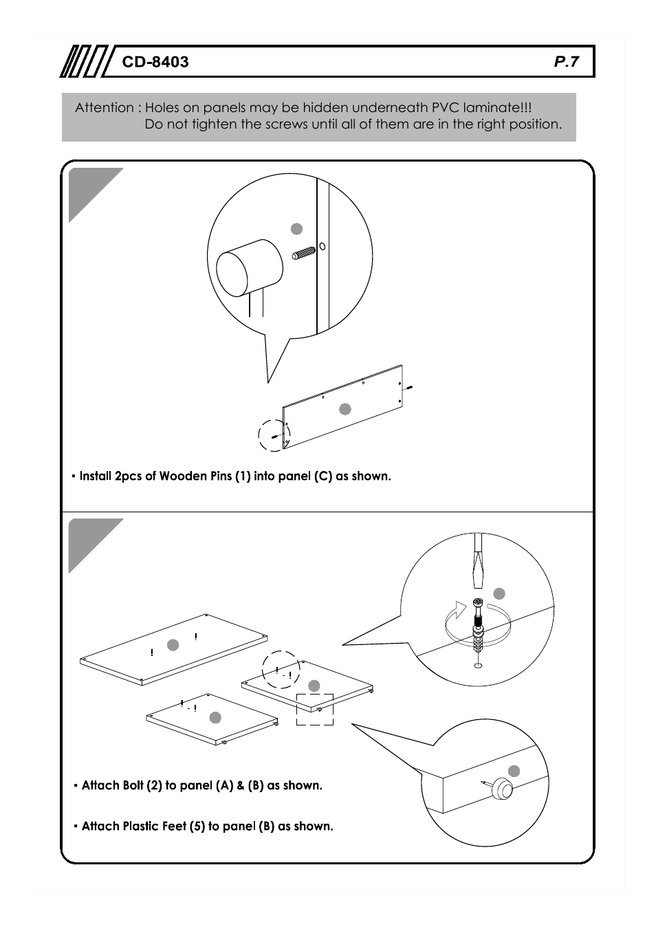 RTA Products RTA-8403 User Manual | Page 7 / 10