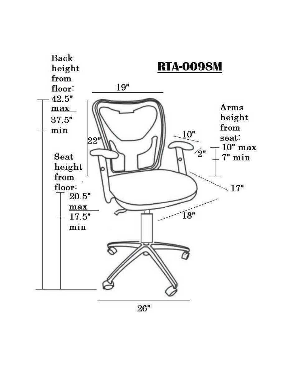 RTA Products RTA-0098M User Manual | Page 2 / 4