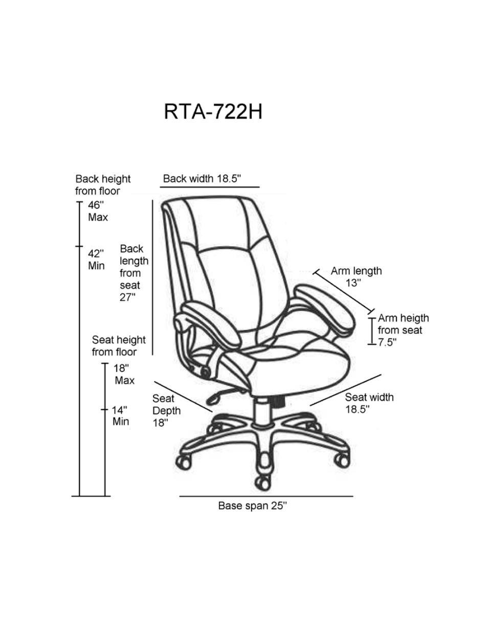 RTA Products RTA-722H User Manual | Page 2 / 4