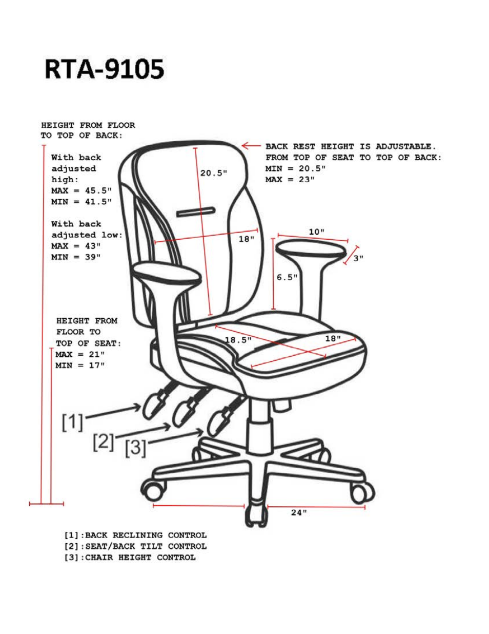 RTA Products RTA-9105 User Manual | Page 2 / 4