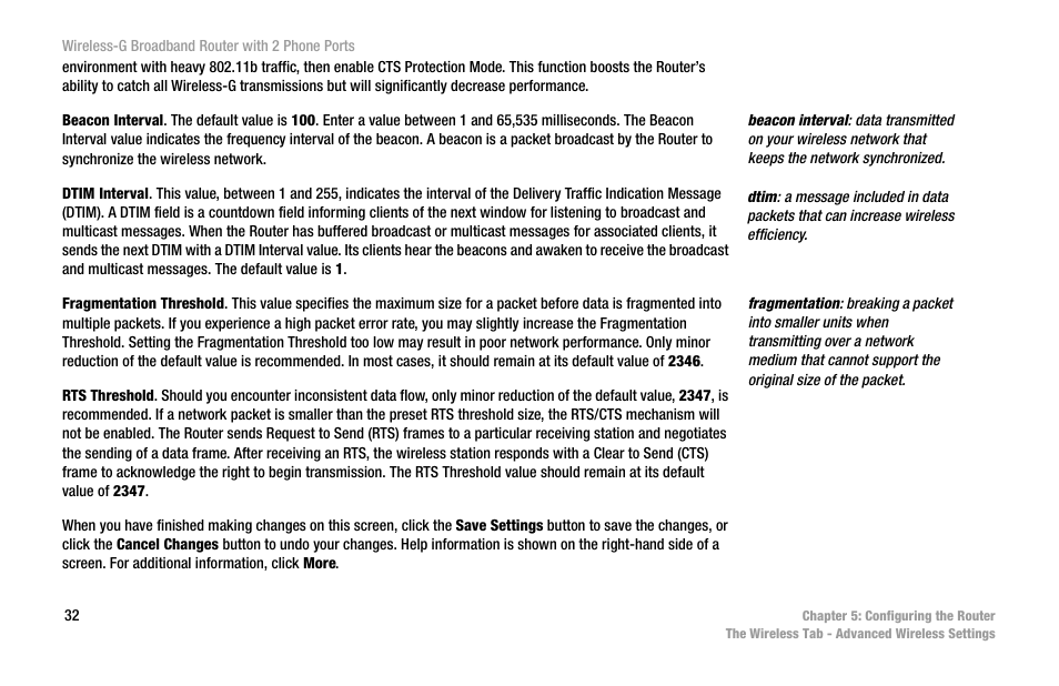 Cisco WIRELESS-G WRT54GP2 User Manual | Page 40 / 112