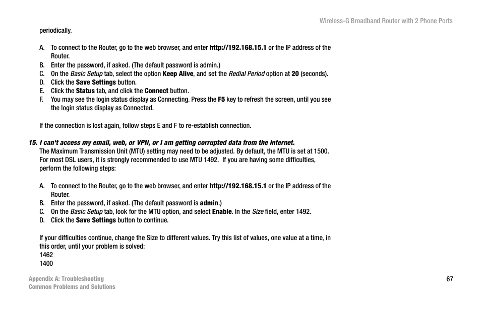 Cisco WIRELESS-G WRT54GP2 User Manual | Page 73 / 112
