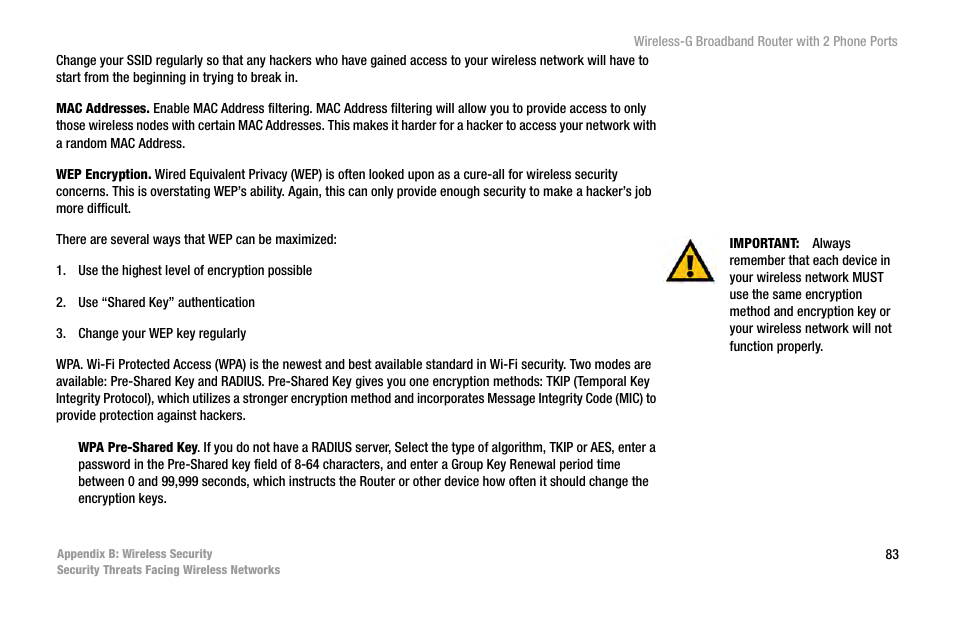 Cisco WIRELESS-G WRT54GP2 User Manual | Page 89 / 112