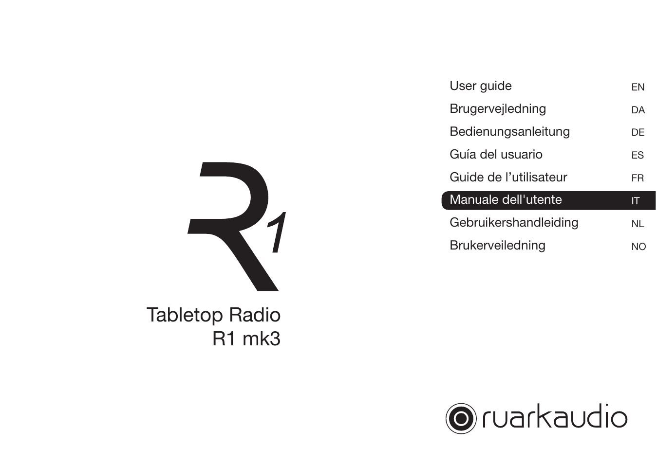 Tabletop radio r1 mk3 | Ruark Audio R1 (mk3) User Manual | Page 101 / 160