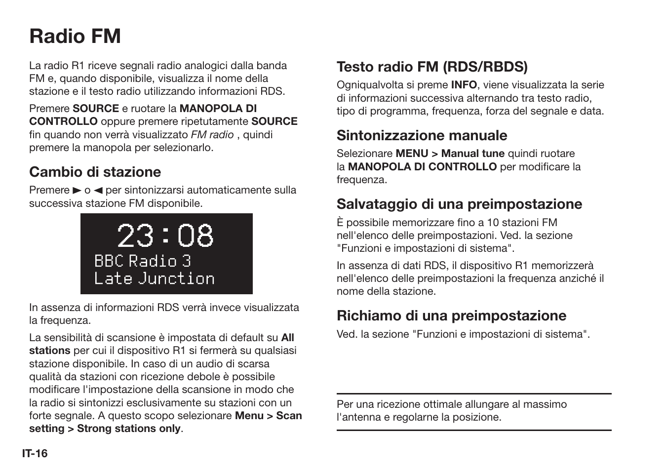 Radio fm | Ruark Audio R1 (mk3) User Manual | Page 116 / 160