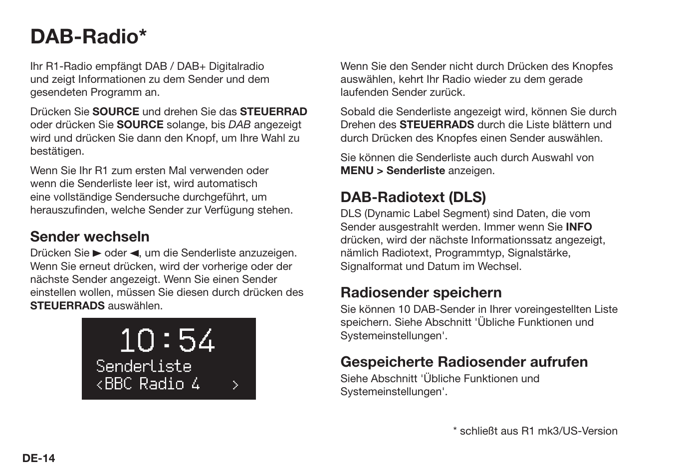 Dab-radio | Ruark Audio R1 (mk3) User Manual | Page 54 / 160