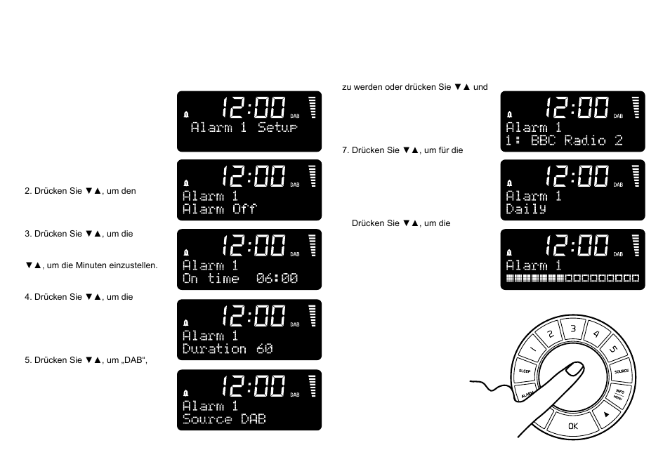 Alarm, Einstellen des alarms, Snooze | Alarm deaktivieren | Ruark Audio R1 (mk2) User Manual | Page 30 / 84