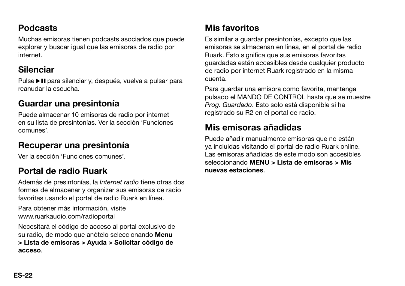 Ruark Audio R2 (mk3) User Manual | Page 118 / 256