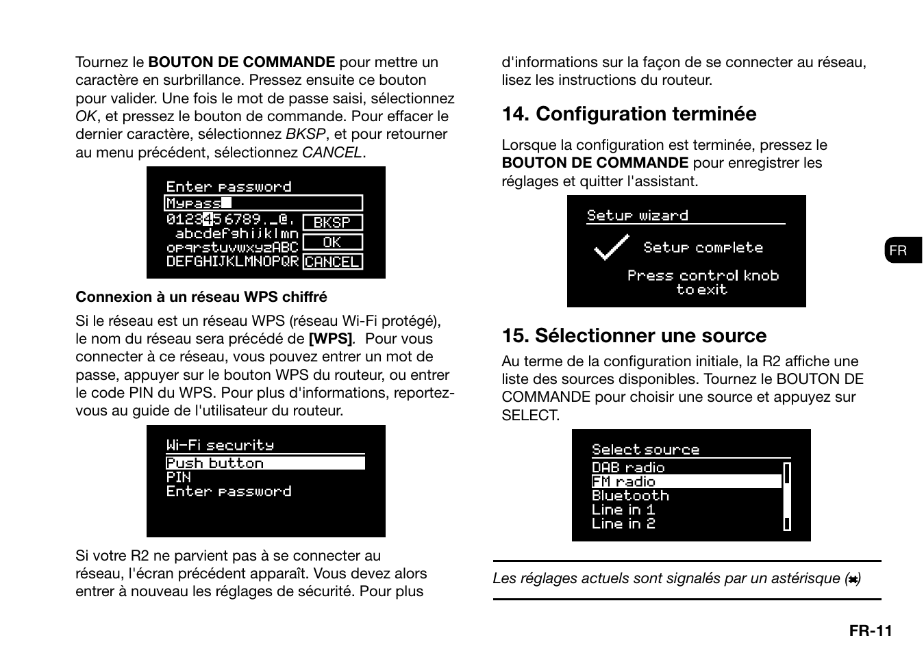 Confi guration terminée, Sélectionner une source | Ruark Audio R2 (mk3) User Manual | Page 139 / 256