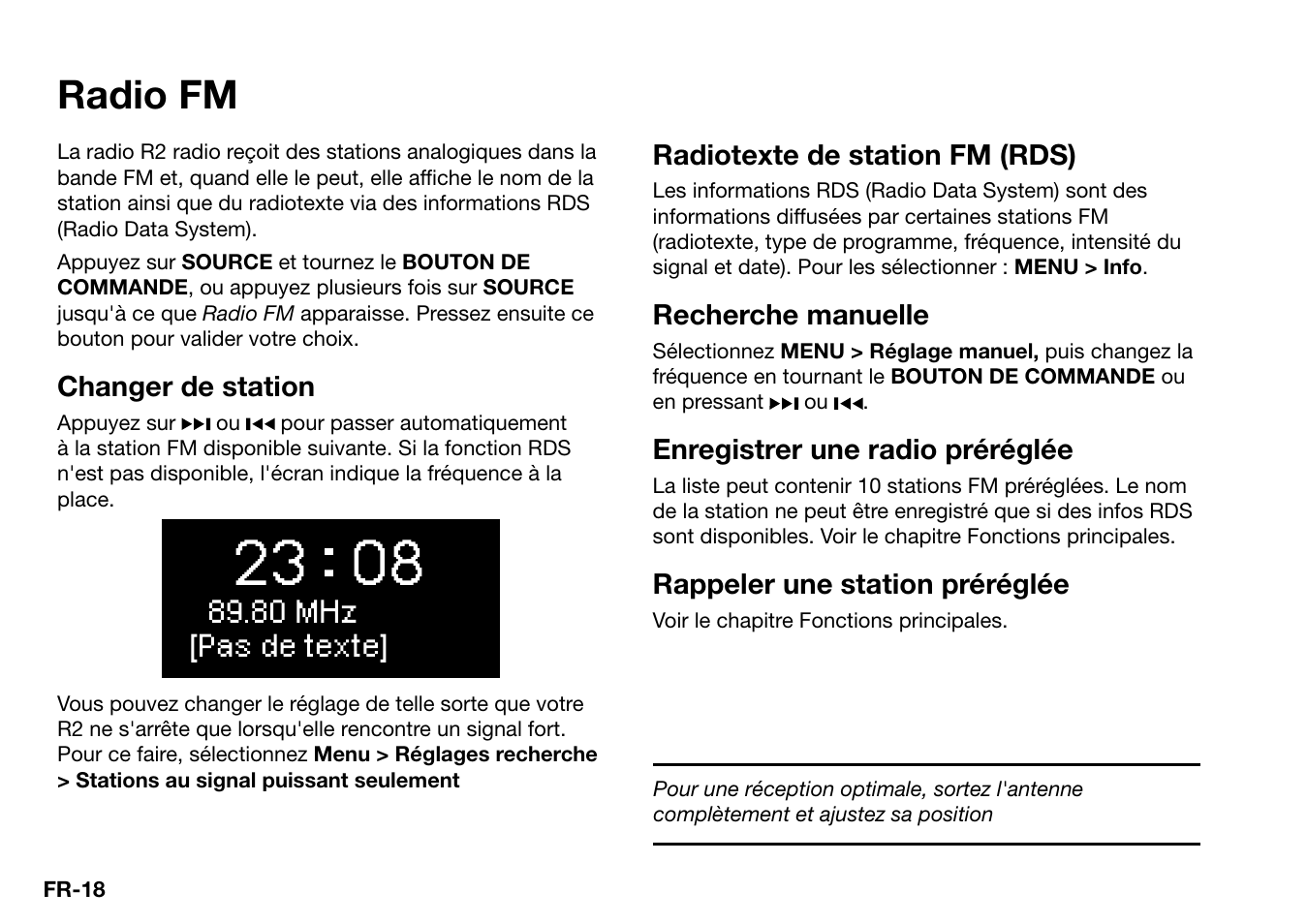 Radio fm | Ruark Audio R2 (mk3) User Manual | Page 146 / 256