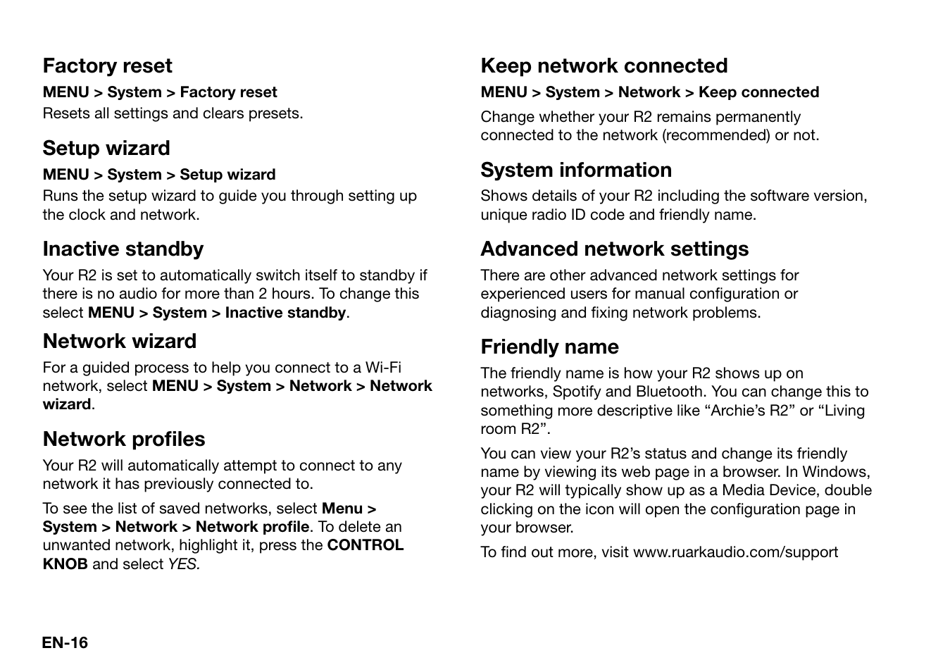 Ruark Audio R2 (mk3) User Manual | Page 16 / 256