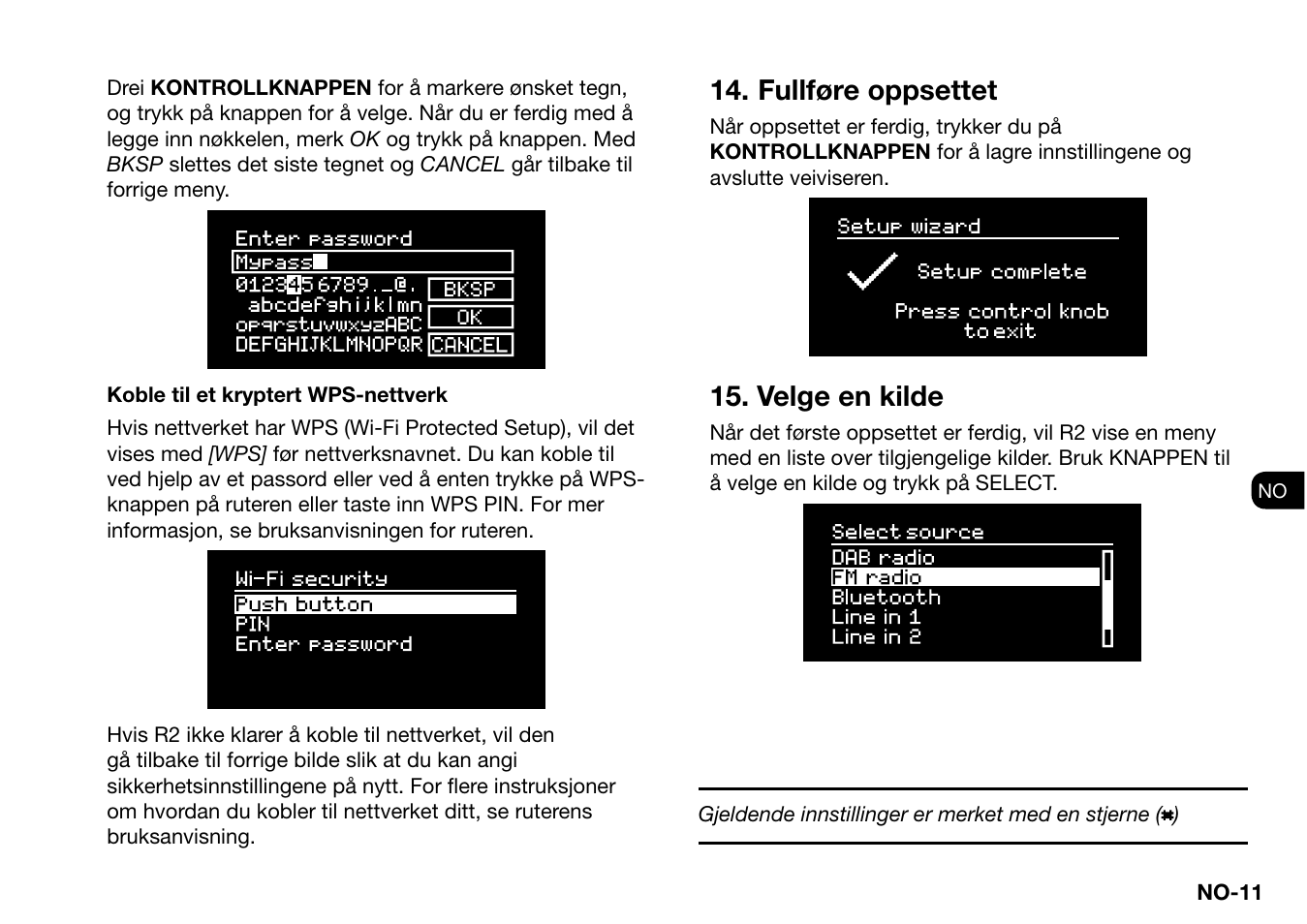 Fullføre oppsettet, Velge en kilde | Ruark Audio R2 (mk3) User Manual | Page 235 / 256