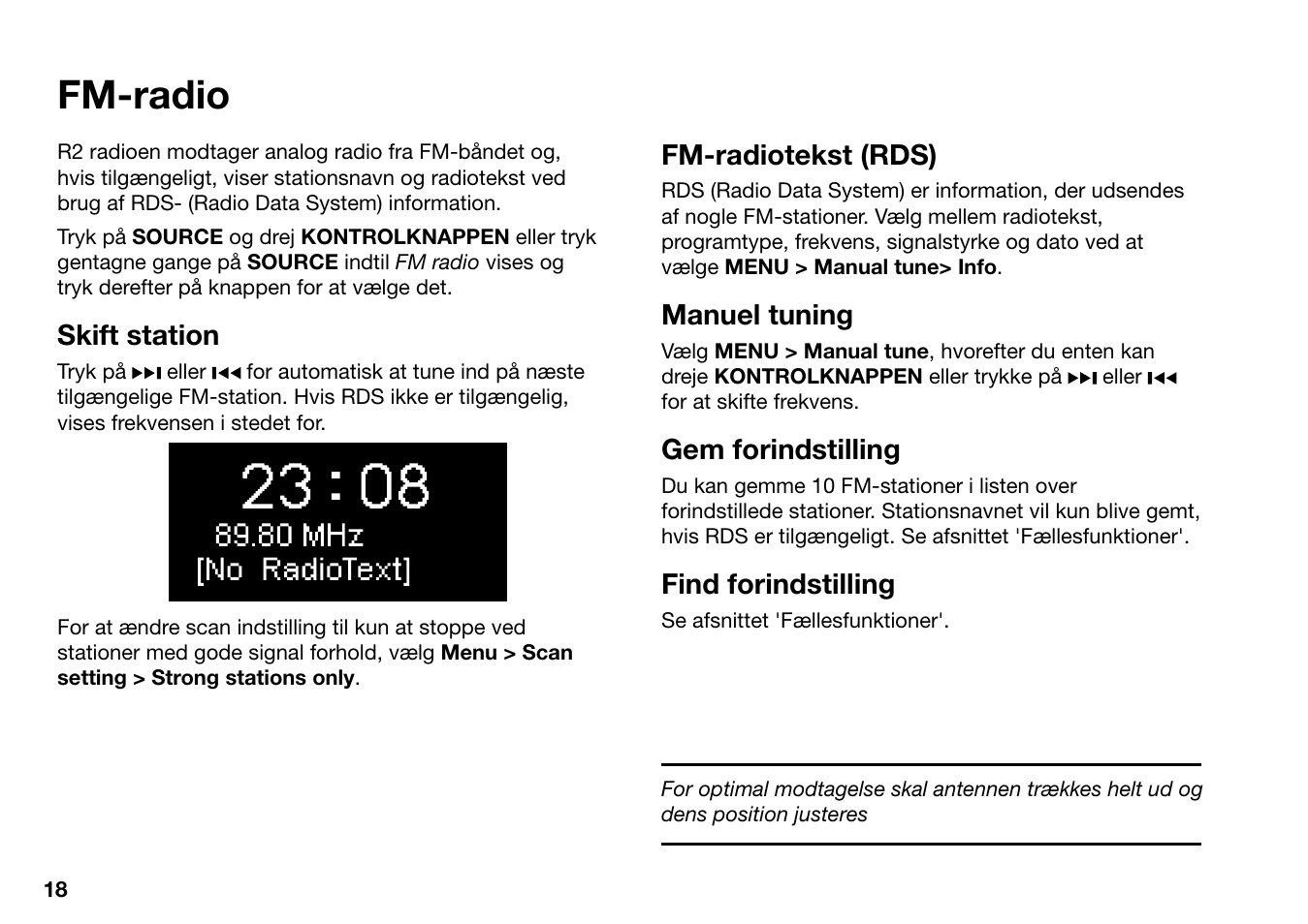 Fm-radio | Ruark Audio R2 (mk3) User Manual | Page 50 / 256